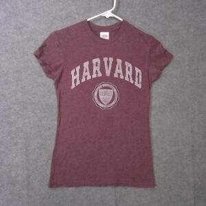 Harvard Crimson Shirt Womens Small Red NCAA College TNT Tee T-Shirt Graphic